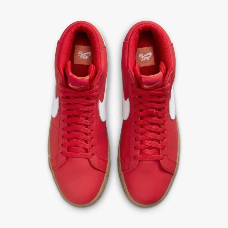 Nike SB Zoom Blazer Mid 'Orange Label Red' - Imagen 4