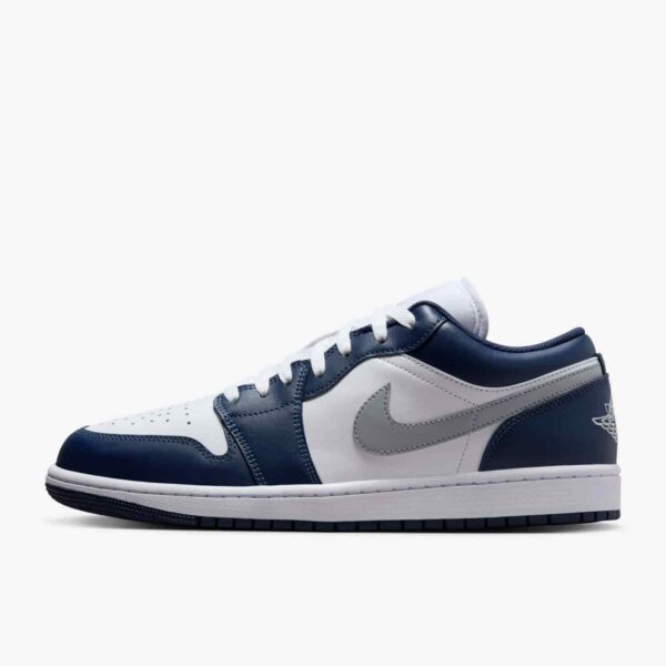 Air Jordan 1 Low 'Wolf Grey Midnight Navy' 553558-141