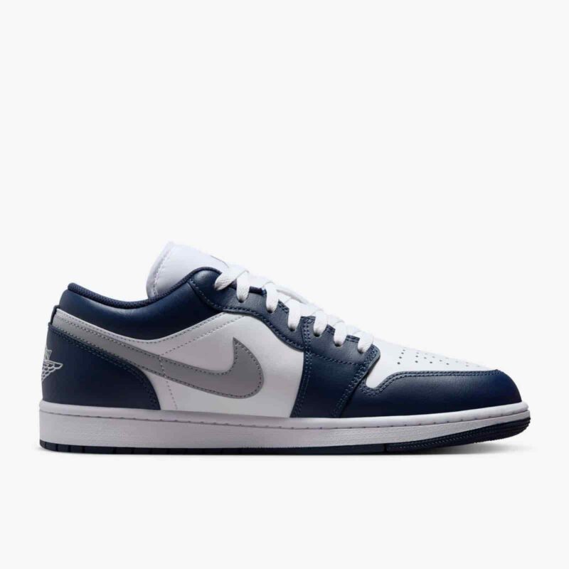 Air Jordan 1 Low 'Wolf Grey Midnight Navy' 553558-141