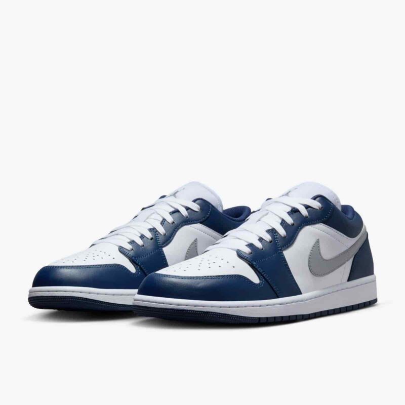 Air Jordan 1 Low 'Wolf Grey Midnight Navy' 553558-141