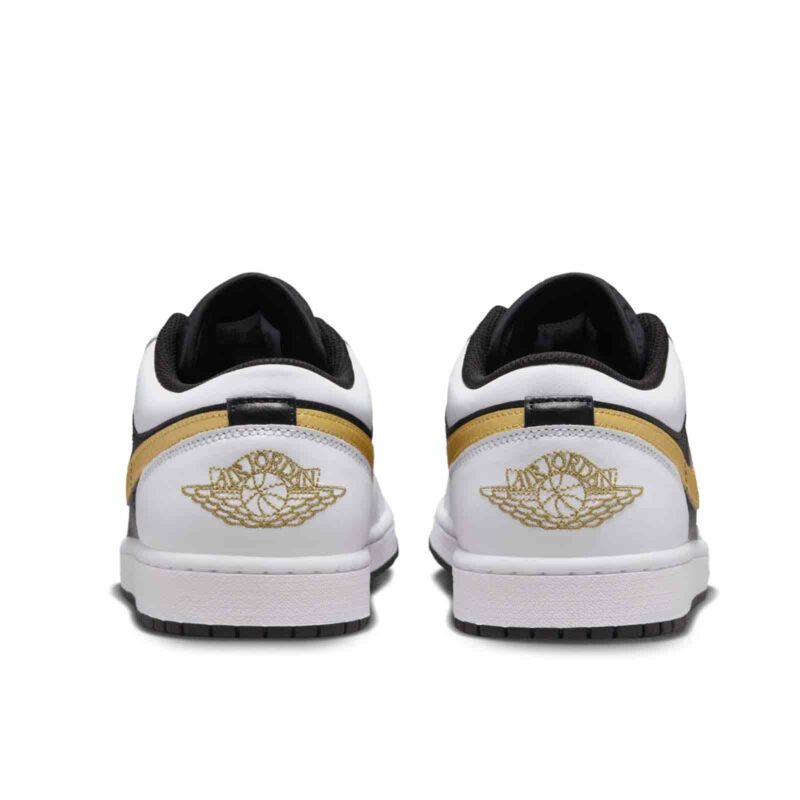 Air Jordan Retro 1 Low 'Metallic Gold Swoosh' 553558-172