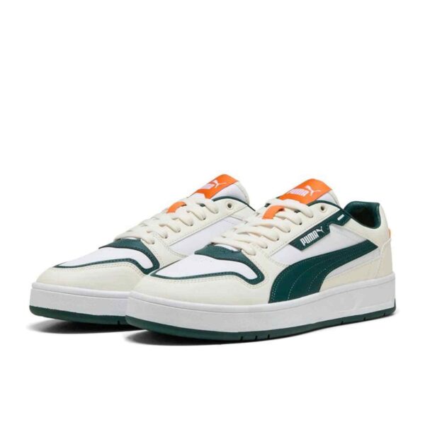 Puma Court Classic Street 'Off White Dark Green' 400196-06