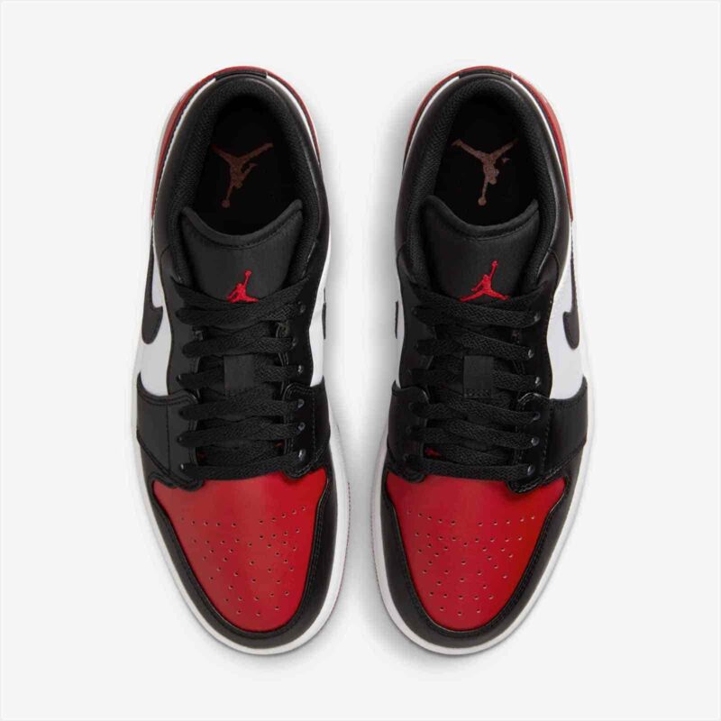 Air Jordan 1 Low 'Bred Toe 2.0' 553558-161