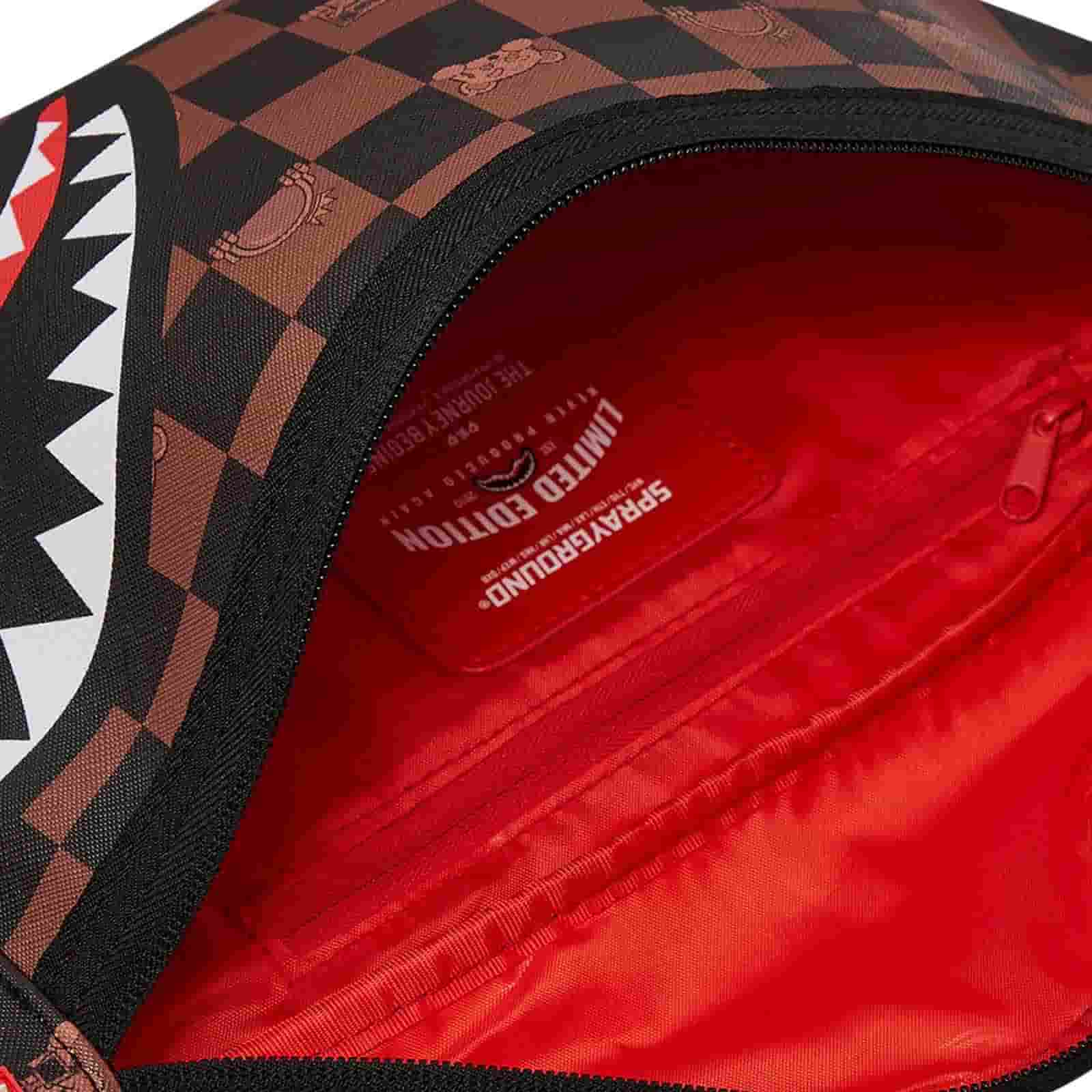 Sprayground Cangurera Peeking Character Check 910B7512NSZ