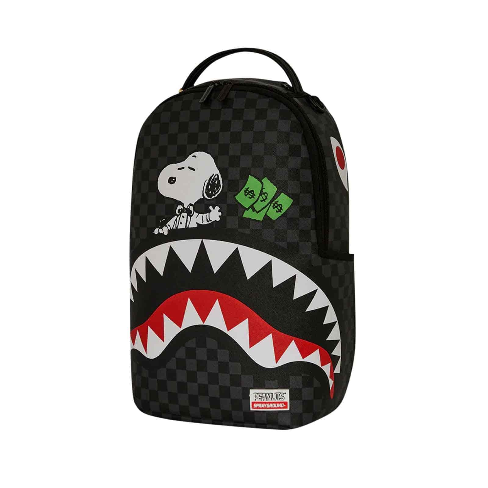 Sprayground Mochila DLXSV Peanuts Snoopy Top Shark Money 910B7741NSZ