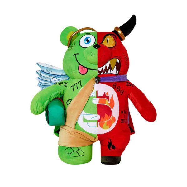 Sprayground Mochila Angel Vs Devil Bear Limited Edition 910B6782NSZ