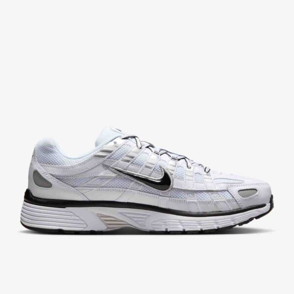 Nike P-6000 'White Metallic Silver Black' CD6404-107 originales