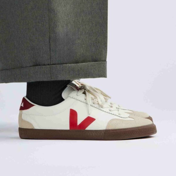 Veja Volley Leather 'White Pekin Bark' VO2003533