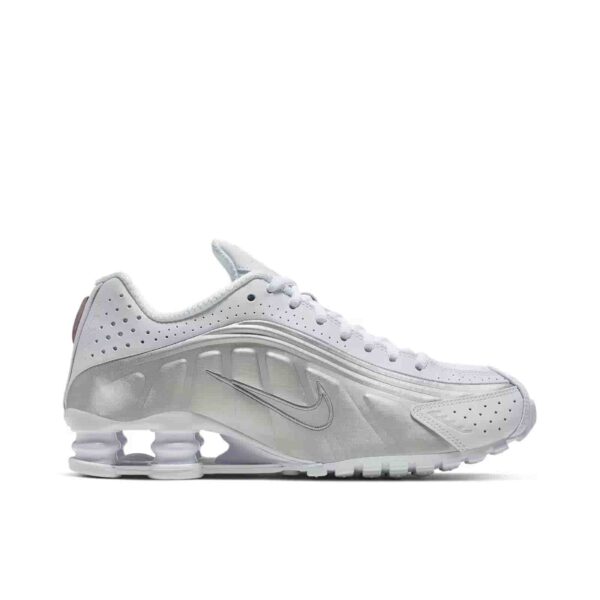Nike Shox R4 'White Metallic Silver' AR3565-101
