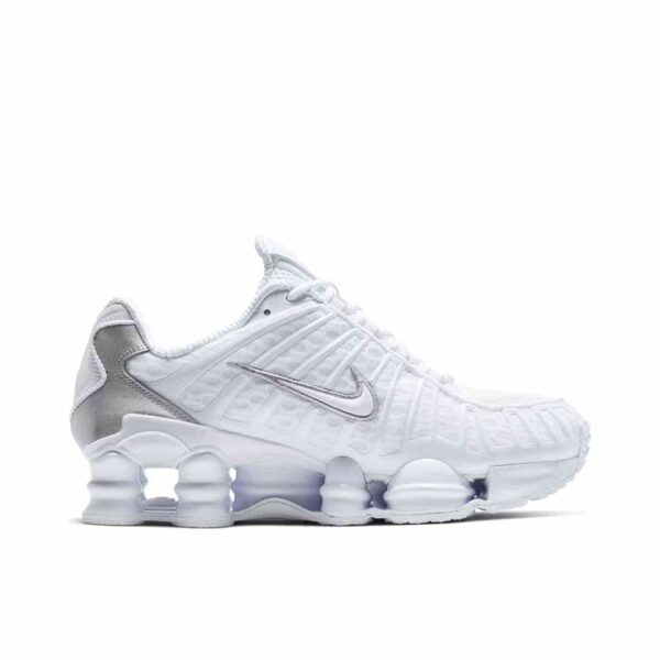 Nike Shox TL 'White Metallic Silver Max Orange' AR3566-100
