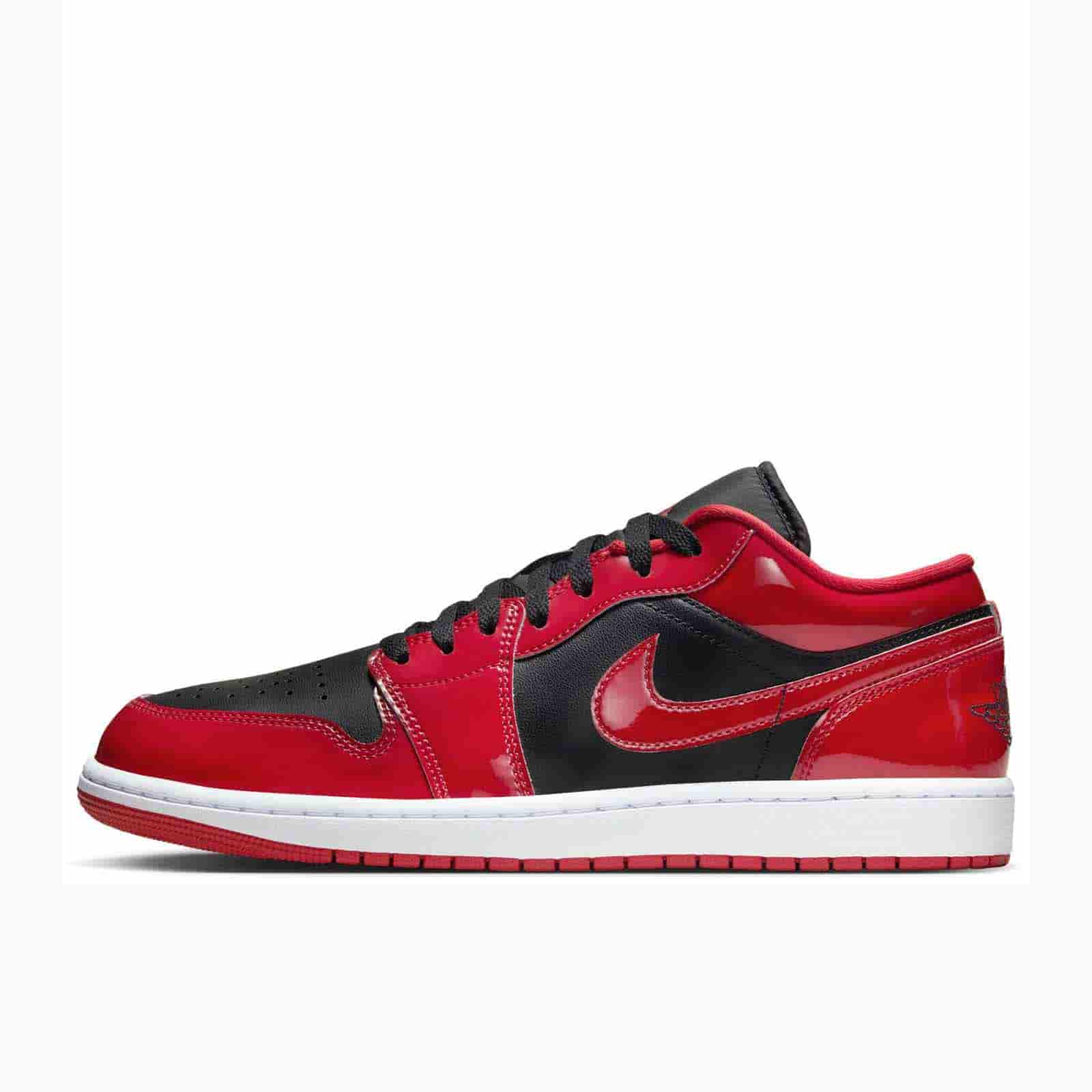 Air Jordan 1 Low SE 'Patent Varsity Red Black' HV4089-006
