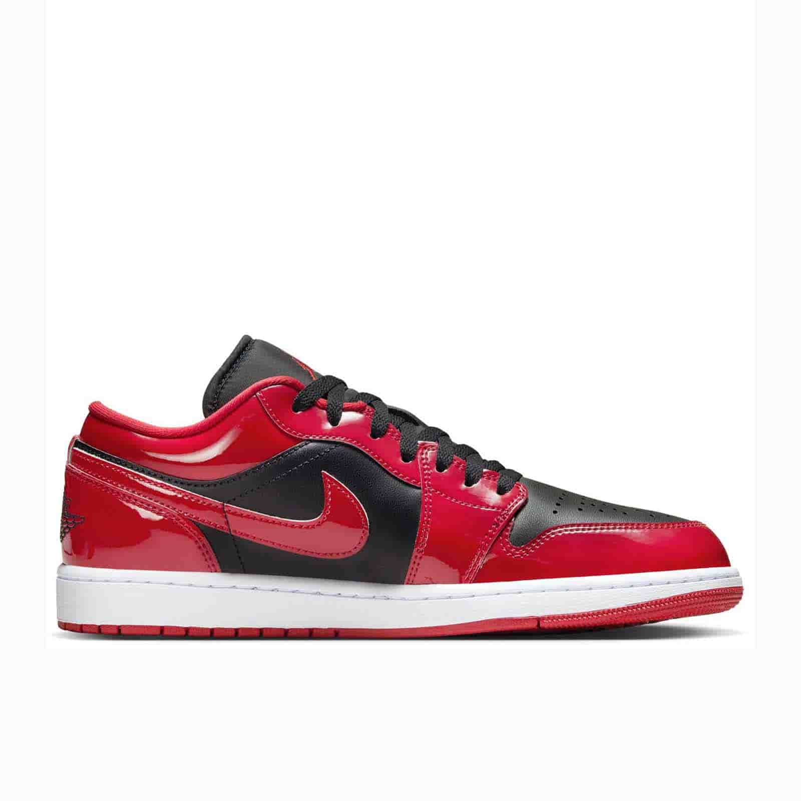 Air Jordan 1 Low SE 'Patent Varsity Red Black' - Imagen 5