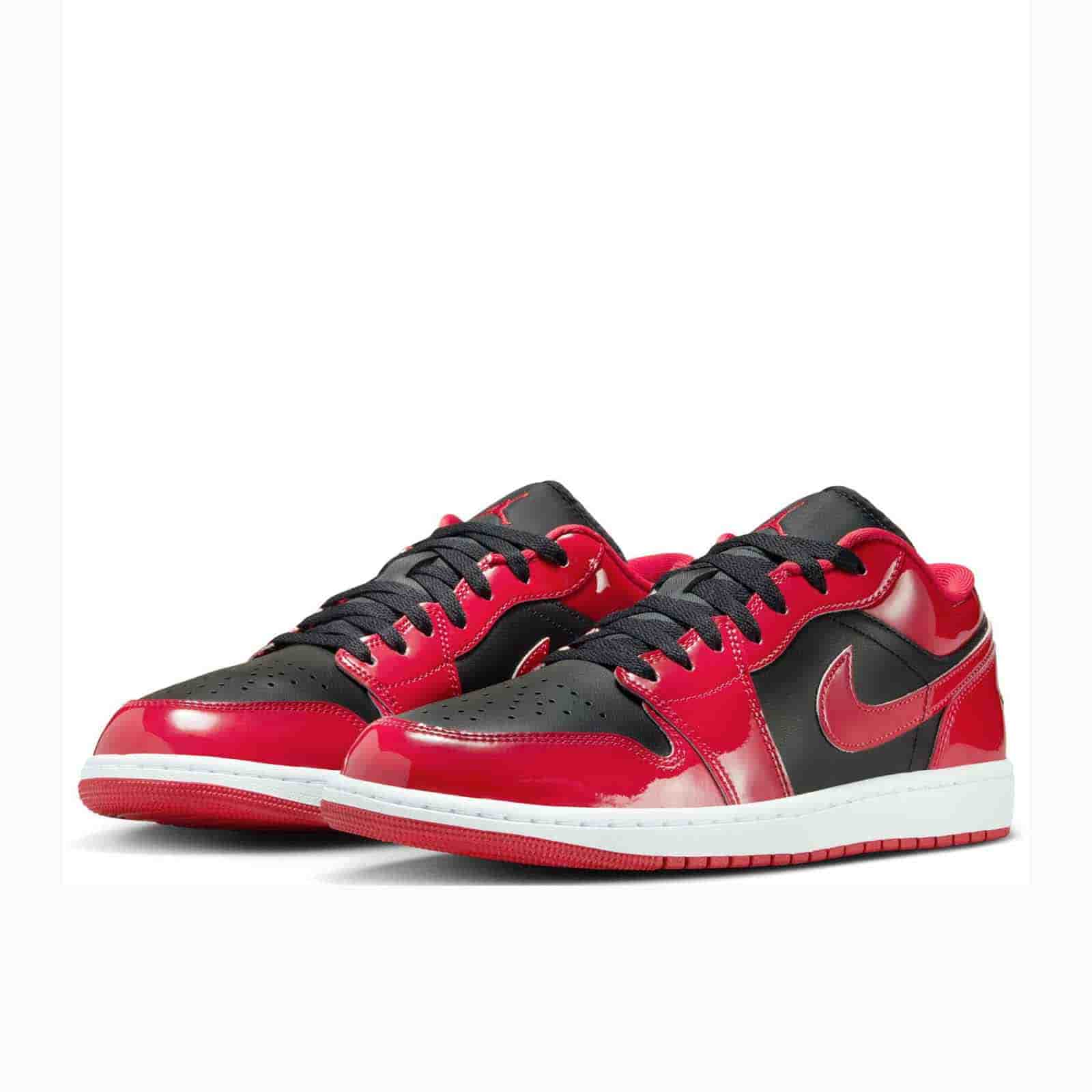 Air Jordan 1 Low SE 'Patent Varsity Red Black' HV4089-006
