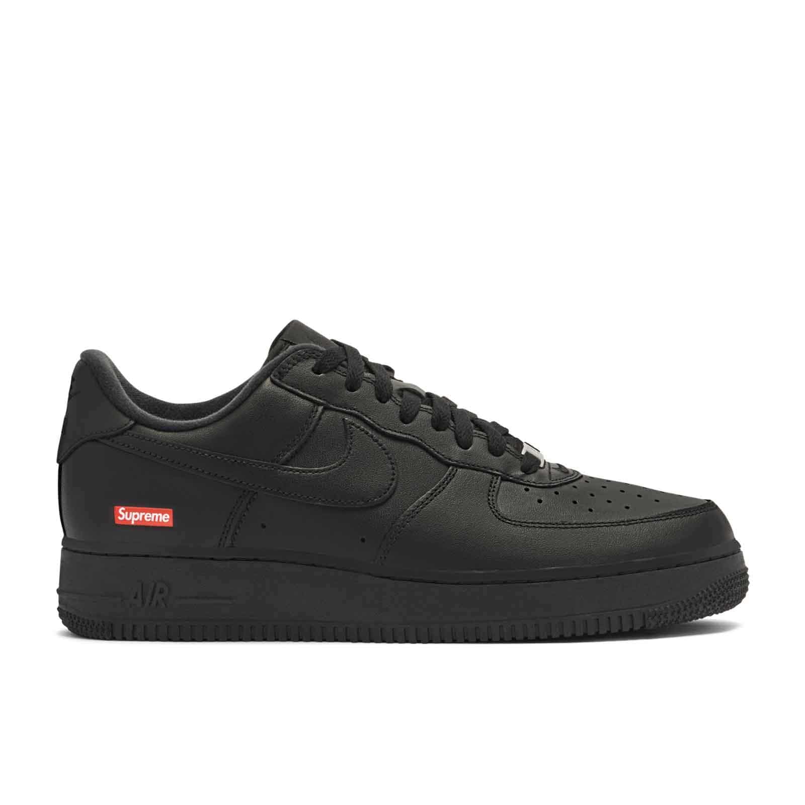 Nike Air Force 1 'Triple Black' "Supreme" CU9225-001